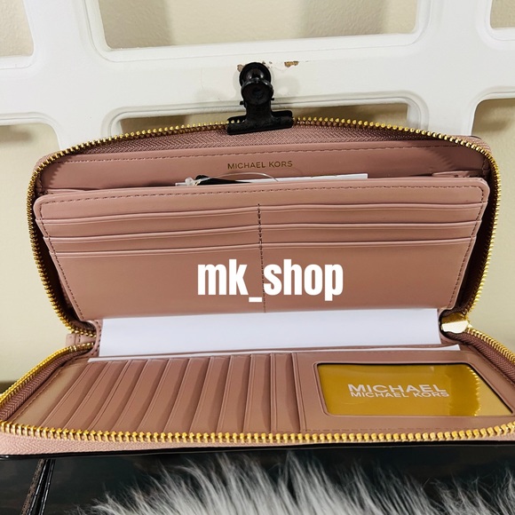 Michael Kors Jet Set Travel Continental Wristlet Wallet - Picture 10 of 15